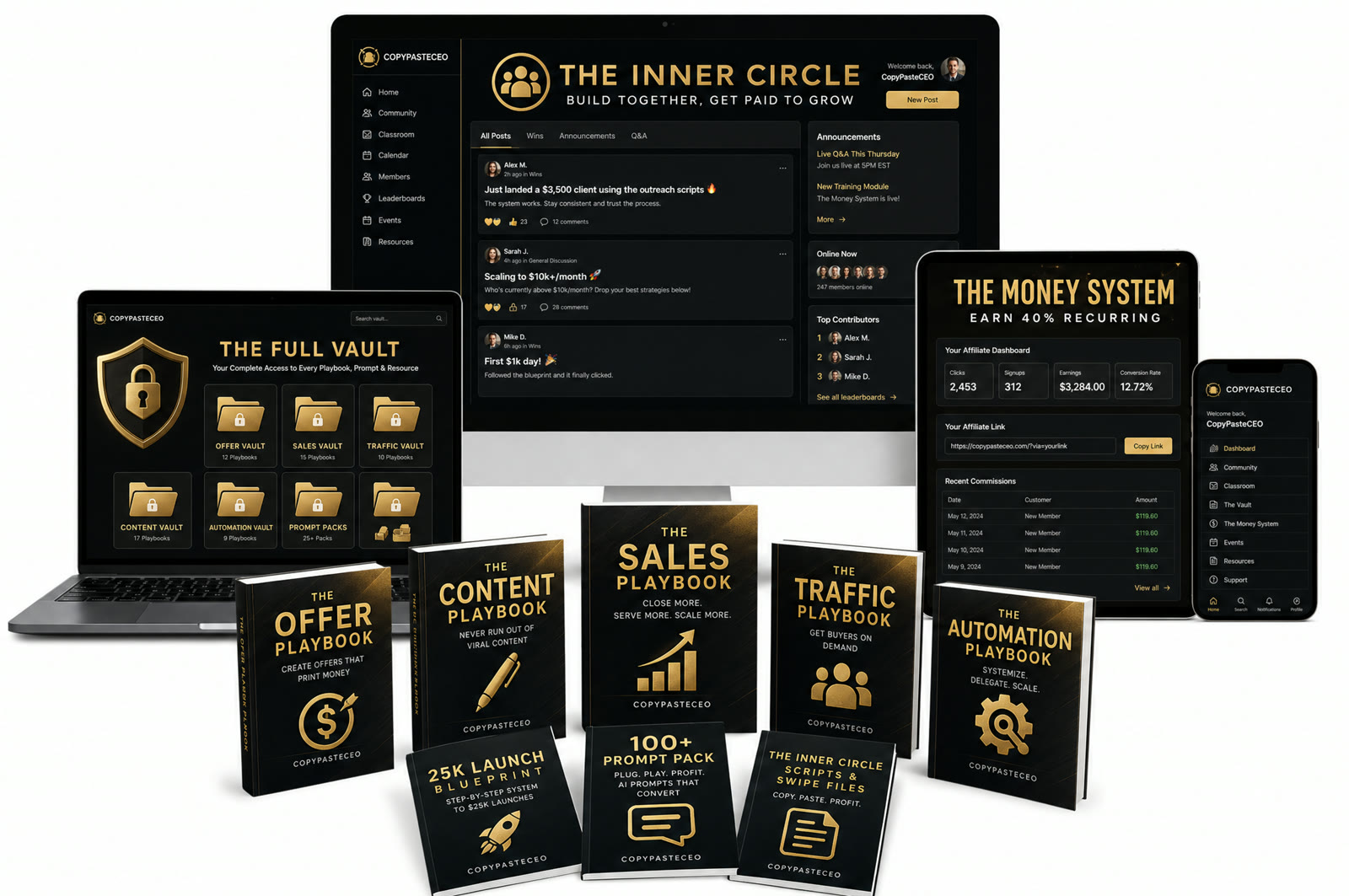 The Inner Circle — community, classroom and the complete vault by CopyPasteCEO