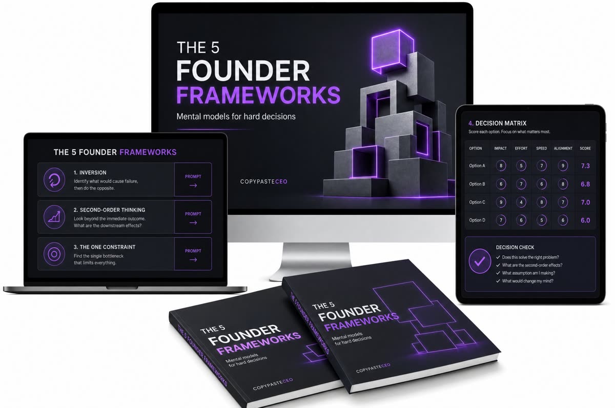 The 5 Founder Frameworks