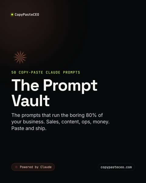 The Prompt Vault